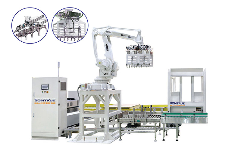 មនុស្សយន្ត palletizer ថ្មី៖ ជាឧបករណ៍ដ៏មានអានុភាពសម្រាប់ការចាប់ផ្តើមផលិតកម្មឆ្លាតវៃ