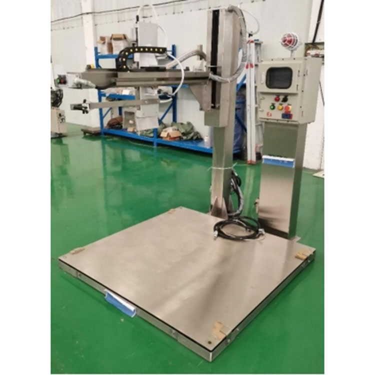 IBC Barrel ម៉ាស៊ីនបំពេញគីមីពាក់កណ្តាលស្វ័យប្រវត្តិ